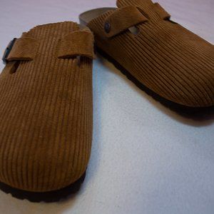 Birkenstock Brown Corduroy Boston New! Size 37
